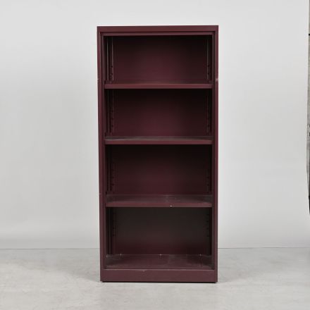 Steelcase 730564 Freestanding Storage Cabinet Russet Metal 4 Shelves 30"x15"x65"