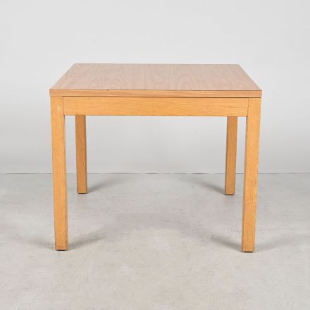 Nemschoff Dining Table, Medium Wood Laminate, Square, 36" x 36" x 29.5"