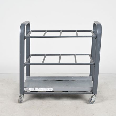 Power Systems General Purpose Utility Cart Gray Metal 1 Shelf Swivel Casters 35" x 20" x 36"