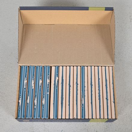 Aleluia Q5600 Petroleo Ceramic Tile 2.75x5.5" (7x14 cm) Open Box Case