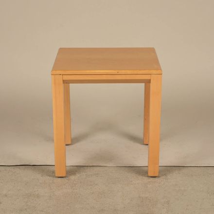 Brayton International Swathmore End Table, Natural Wood, Square, 20"x20"x21"