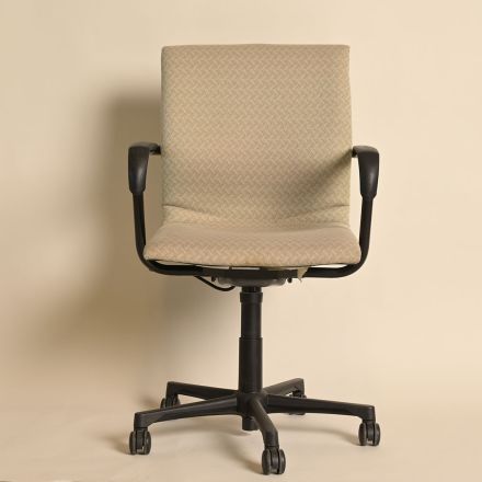 Steelcase Protegé Office Chair, 5D30 Taupe Fabric, Adjustable with Arms 