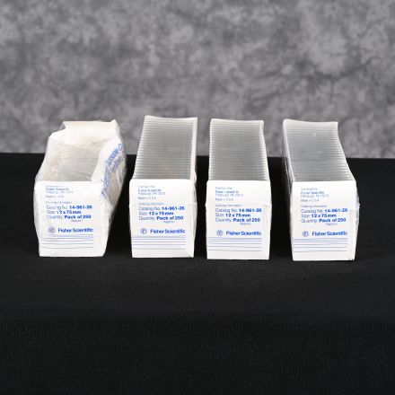 Four (4) Partial Cases of Fisherbrand 14-961-26 Glass Tubes