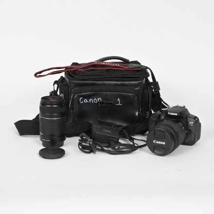 Canon EOS Rebel T4i DSLR Camera w/ EF-S 55-250mm IS II Lens Battery & Charger