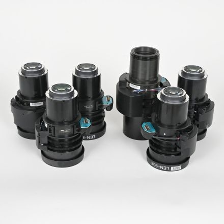 Lot of 6 Epson Projector Lenses ELPLM08 (5) & ELPLM11 (1)