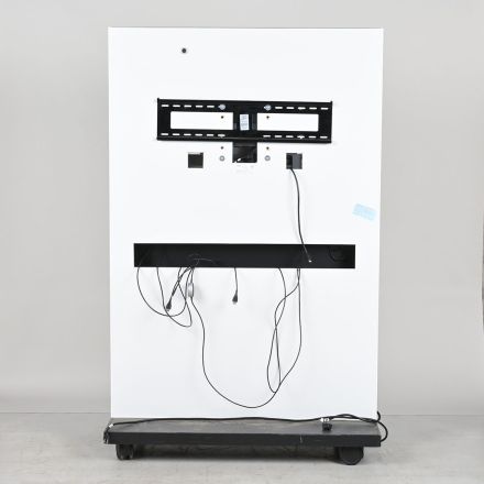 Coalesse Mobile Collaboration Display Cart with Whiteboard and Power