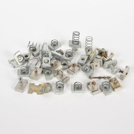 Lot of Unistrut Channel Nuts Springs & Mounting Hardware