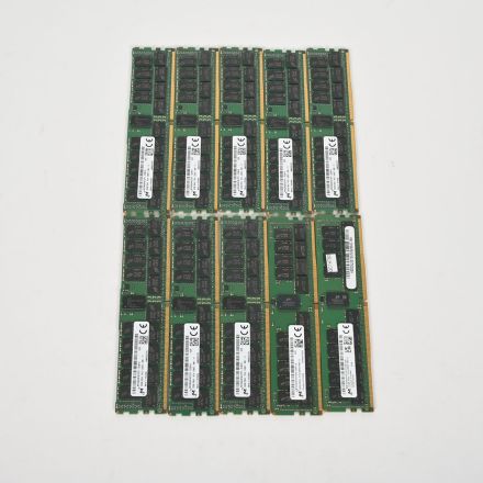 Lot of 10 Micron 32GB 2Rx4 PC4-2666V-RB2-12 DDR4 ECC RDIMM Memory Modules
