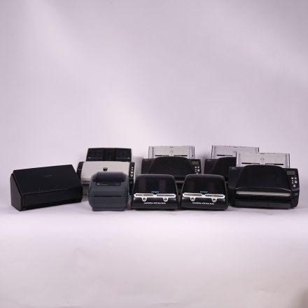 Lot of 8 Fujitsu Scanners & Zebra & Dymo Label Printers