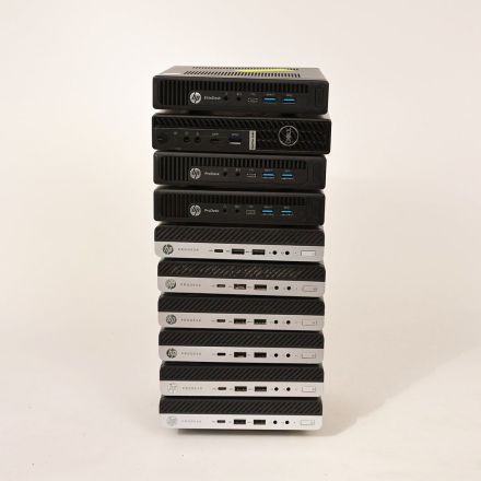 Lot of 10 Various PC Desktops
