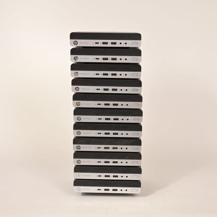 Lot of 11 HP ProDesk 600 G5 Mini i5 Desktops