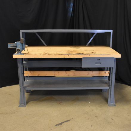 Workbench with Vise