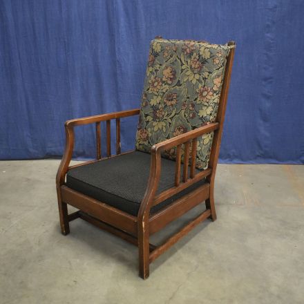 Damaged Wooden Accent Chair