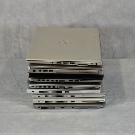 Eight (8) Various EliteBook Laptops