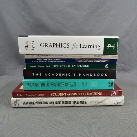 Eight (8) Various College/Higher Education Books