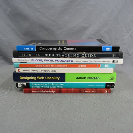 Eight (8) Various Online Education Books