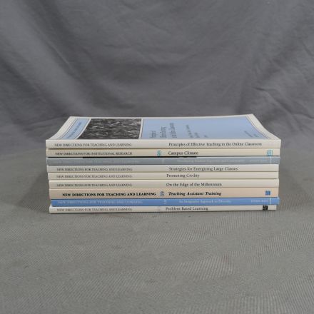 Nine (9) Issues of New Directions for Teaching & Learning/Institutional Research