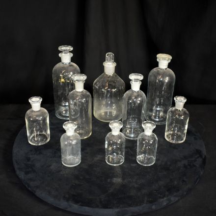 Ten (10) Various Glass Bottles
