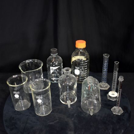 Ten (10) Various Pieces of Glassware