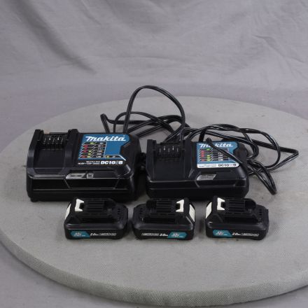 Two (2) Mikita Chargers with Three (3) Batteries