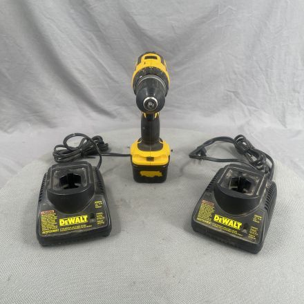 Dewalt DC742 Drill with Battery and Two (2) DW9118 Chargers