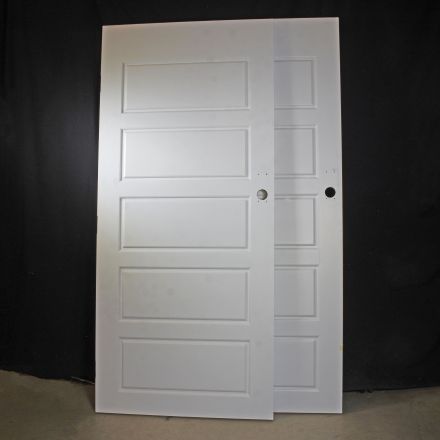 Two (2) Masonite Interior White 5 Panel Doors