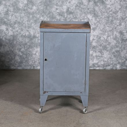 Vintage Storage Cabinet with Missing Handle