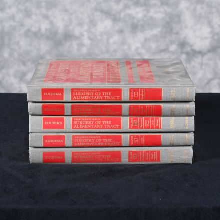 Five (5) Volume Set Zuidema, George D. 'Shackelford's Surgery of the Alimentary Tract'