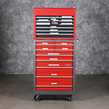 Nineteen (19) Drawer Craftsman Tool Cabinet