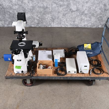 Nikon Eclipse Ti-U Inverted Fluorescence Microscope & Accessories