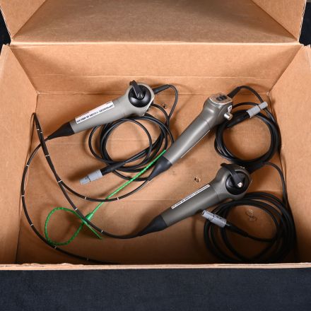 Three (3) KARL STORZ 11101CM Fiber Laryngoscopes